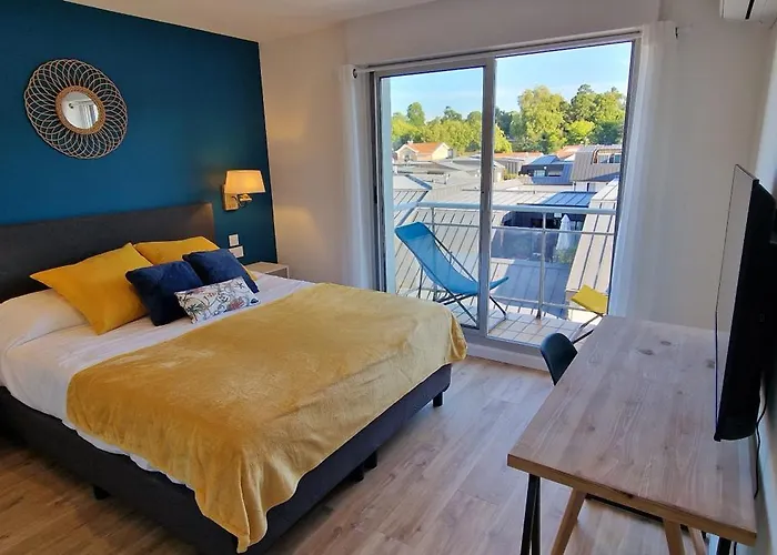 Appartement Centre Arcachon Avec Terrasse Vue Mer, Clim Et Parking