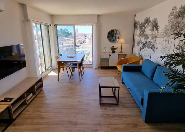 Appartement Centre Arcachon Avec Terrasse Vue Mer, Clim Et Parking *